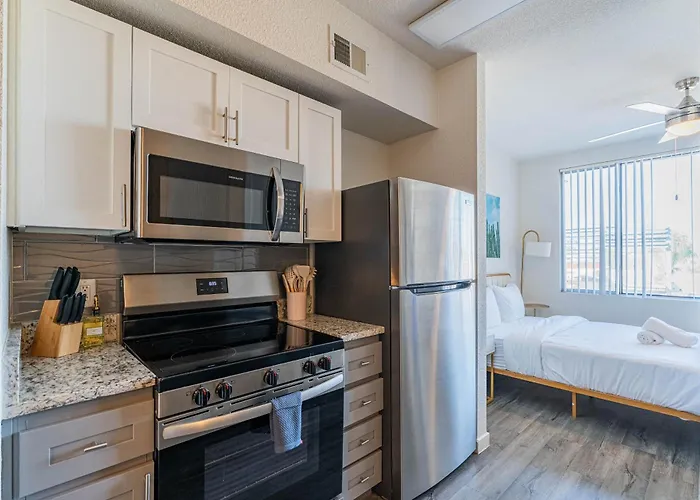 Apartment Stylish Studio-1br 1ba, Pool, Gym, Free Parking, Game Room, Ev Tempe